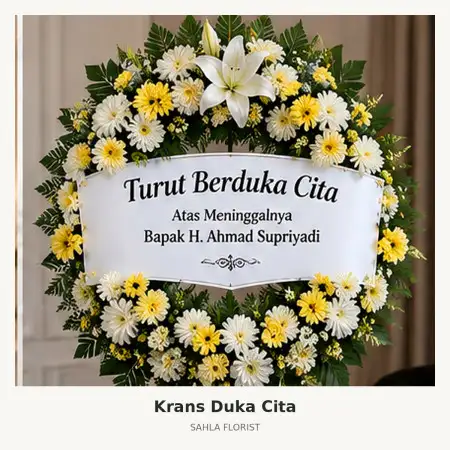 Krans Bunga Duka Pier Pasuruan